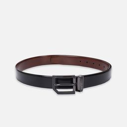 Peter England Men Solid Tang Closure Leather Reversible Formal Belt-image-8