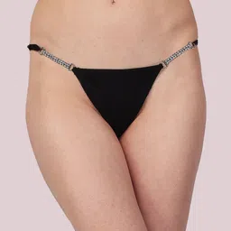 Lola Dola Mid-Rise G-String Rhinestone Connector Thong Briefs EBString-019-picture-32