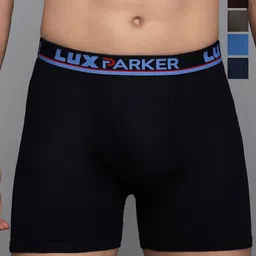 LUX PARKER Pack Of 5 Pure Cotton Long Trunks LUX_PARKER_ICD_DRW_COL_5PC-30
