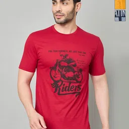 Duke Pack Of 3 Typography Printed Round Neck Cotton T-shirt-image-30
