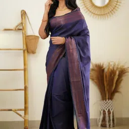 Visit Wear Woven Design Pure Silk Banarasi Saree-picture-43