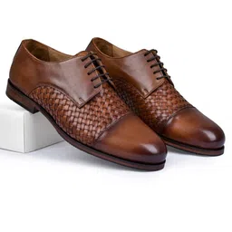WEDNESDAY LIFESTYLE Men Leather Formal Derbys-picture-26