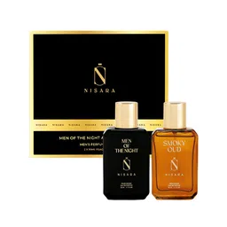 NISARA Men 2 Pcs Men of The Night & Smoky Oud Eau De Parfum Gift Set - 50ml Each-32