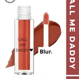 BLUR INDIA Call Me Daddy Nude Matte Liquid Lipstick 5ml - Brick-46