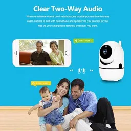 IC PLUS 2MP Smart CCTV Wi-fi 360° View, 2 Way Talk Motion Detect, Supports SD Card 3.3 IP Camera Camera image 5