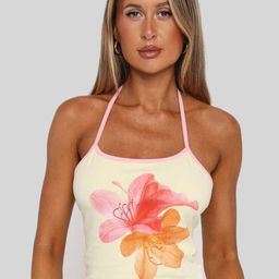 LULU & SKY Floral Print Halter Neck Crop Top-picture-47