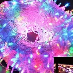 SPARK WORLD Pink & Blue LED String Lights image 2