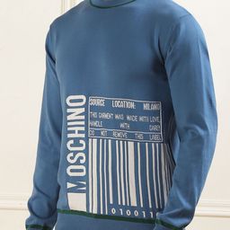 MOSCHINO COUTURE Men Typography Printed Pullover-image-63
