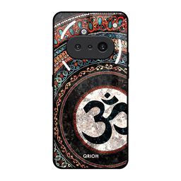 QRIOH Quirky Printed Nothing Phone 3a Back Glass Case Mobile Accessories-image-90