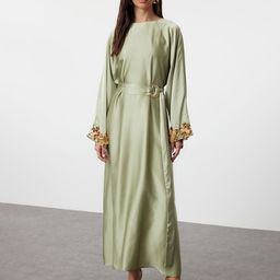 Trendyol Batwing Sleeve Maxi Dress-image-18
