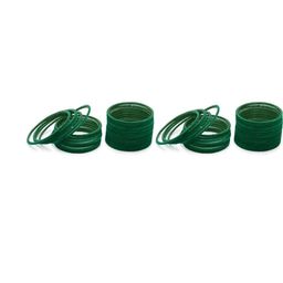 SOMIL Set Of 40 Green Glass Bangles-image-68