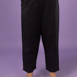 Sizeupp Women Plus Size Mid-Rise Pleated Regular Trousers-image-96