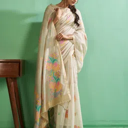SARHAFloral Chanderi Saree-picture-25