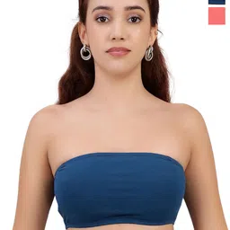 SELFCARE Bandeau Solid Full Coverage Non Padded Cotton Bra-48