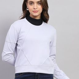 rock.it Women Solid Round Neck Pullover Sweatshirt-image-8