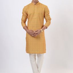 THE KURTA COMPANY Men Printed Kurta-image-46
