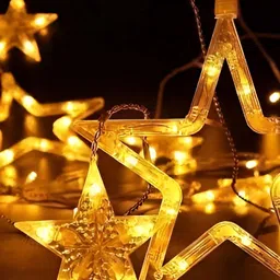 ENORMITY  Yellow Star Shape String Lights image 3