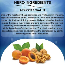 LUVYH Advanced Set of 2 Apricot & Walnut Scrubs for All Skin Types - 100 g Each image 3