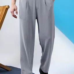 Kotty Men Low-Rise Pleated Trousers-image-91