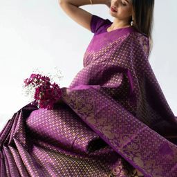 all about you Woven Design Zari Banarasi Saree-picture-45