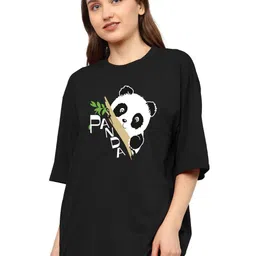TQH Graphic Printed Drop Shoulder Sleeves Dri-FIT Cotton Oversized T-shirt-picture-20