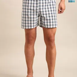 Joven Pack Of 2 Checked Pure Cotton Boxers JB2C039-picture-39