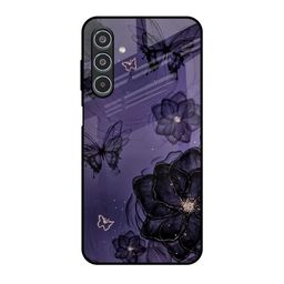 QRIOH Floral Printed Samsung Galaxy M35 5G Back Case-image-44