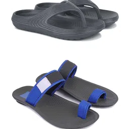 DRACKFOOT Men Set Of 2 Comfort Sandals & Thong Flip-Flops-18