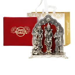 INTERNATIONAL GIFT Ram Darbar God Idol Showpiece With Happy Birthday Tag & Velvet Box-3