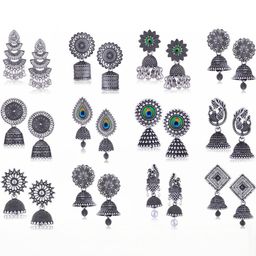 Sangria Silver-Plated Alloy Earrings-image-20