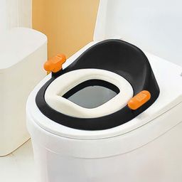 StarAndDaisy Kids Potty Training Seat - Black & Orange Colored-image-70
