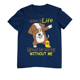 TeeSlix Unisex Blue Tshirts-image-48