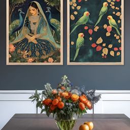 Kotart Pack Of 2 Birds and Animals Wall Paintings-picture-3
