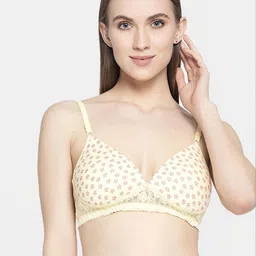 Samvar Yellow Cotton Non-Wired Non Padded Minimizer Bra-picture-10