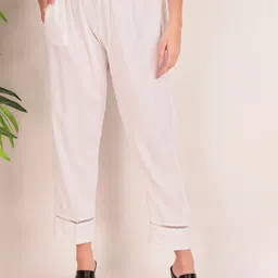 zuri Women Relaxed Straight Leg Trousers-image-8