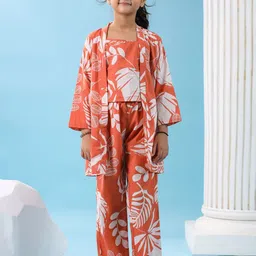 SANSKRUTIHOMES Girls Pure Cotton Printed Night suit-image-93