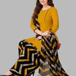 SIMPLYETHNIC Geometric Printed Unstitched Dress Material-image-24