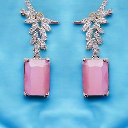 Zoey Geometric Drop Earrings-image-5