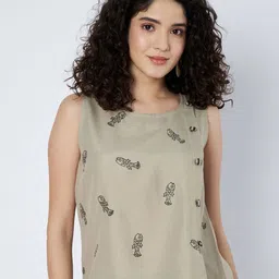 9rasa Tribal Print Cotton Top-picture-20