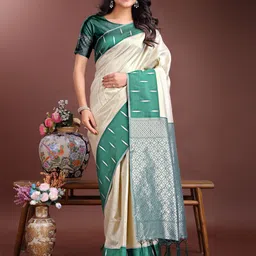 Astita Woven Design Zari Saree-image-60