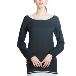 DELIS Striped Georgette A-Line Dress-image-88