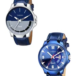 TARIDO Men Pack Of 2 Dial & Straps Analogue Watch TD9540NLYLD04-image-79