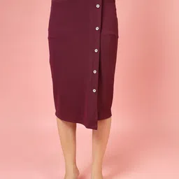 OOMPH! FACTOR Pencil Midi Skirt-image-64