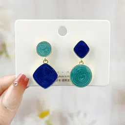 SZN Korean Contemporary Drop Earrings-1
