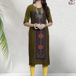 HERE&NOW Women Pack Of 2 Floral Printed Daily Straight Kurtas-image-60