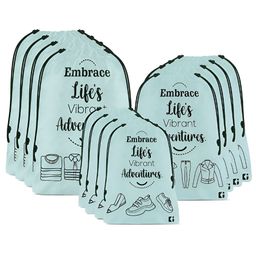 Aura Grey & Black 12 Pieces Reusable Multi-Utility Organisers-15
