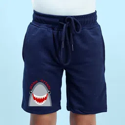 NUSYL Boys Graphic Printed Regular Fit Mid-Rise Cotton Shorts-1