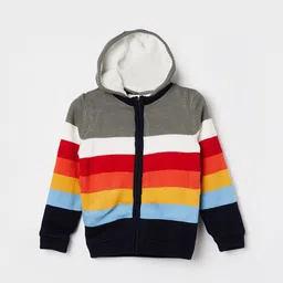 Fame Forever by Lifestyle Boys Striped Cardigan-image-95