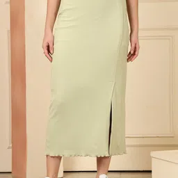 NEUDIS Straight Midi Skirt-image-25