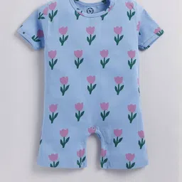 THE COTTON BABY Unisex Kids Pure Cotton Printed Rompers-picture-34